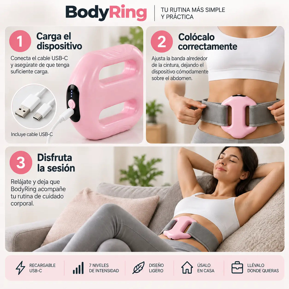 BodyRing - Anillo de estimulación corporal ajustable