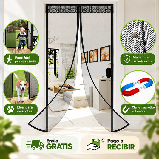 MosquiStop - Cortina de Puerta Antimosquitos! 🪰🚫