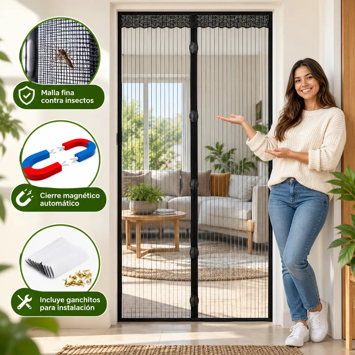 MosquiStop - Cortina de Puerta Antimosquitos! 🪰🚫