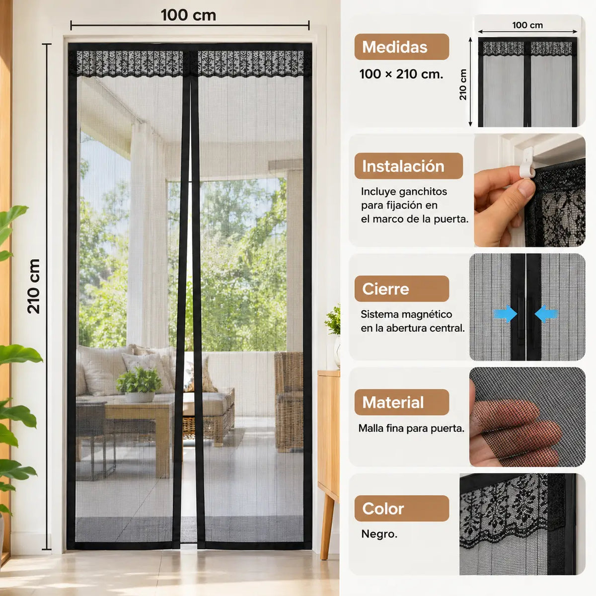 MosquiStop - Cortina de Puerta Antimosquitos! 🪰🚫