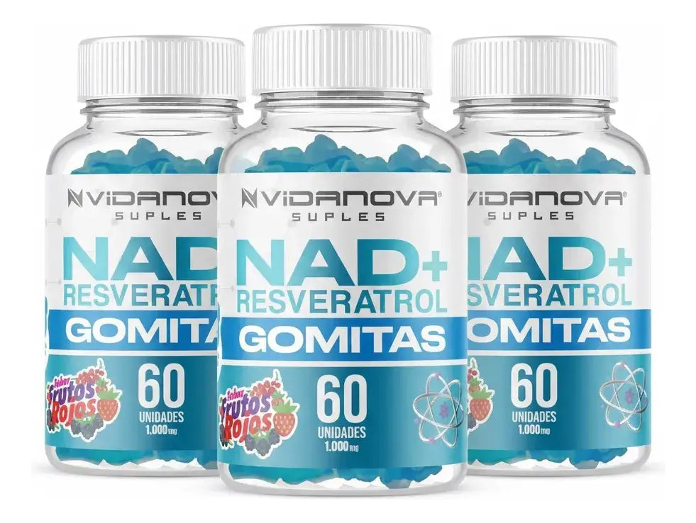 Gomitas NAD+ Resveratrol 1.000 mg