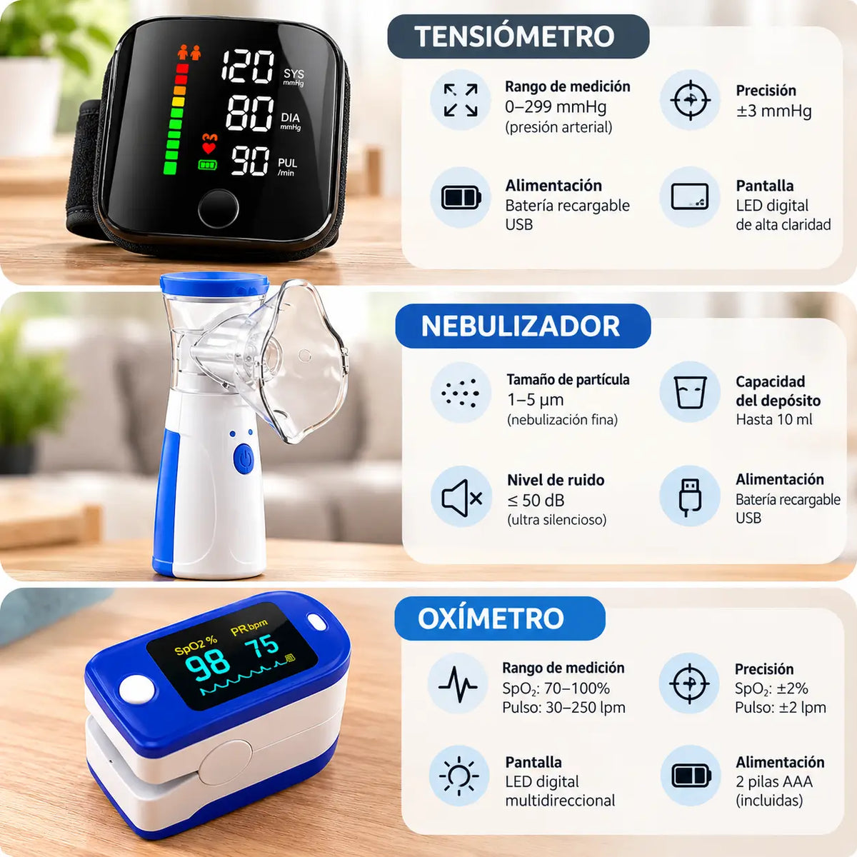 VitalKit - Tres equipos en un solo pack