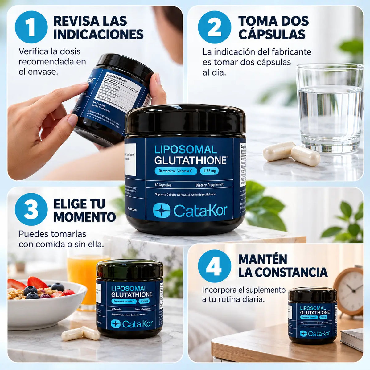 GlutaCore - Bienestar Antioxidante Diario