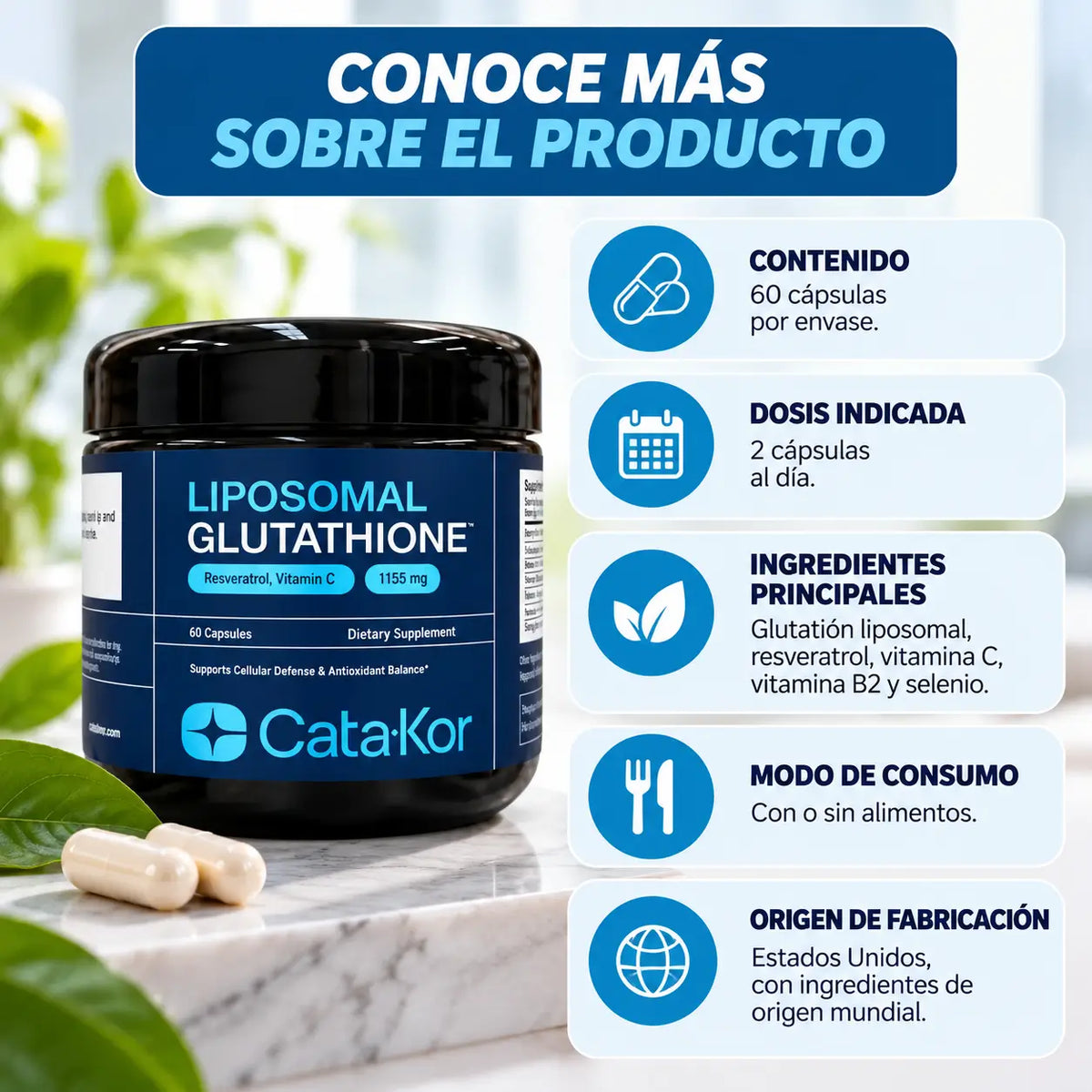 GlutaCore - Bienestar Antioxidante Diario