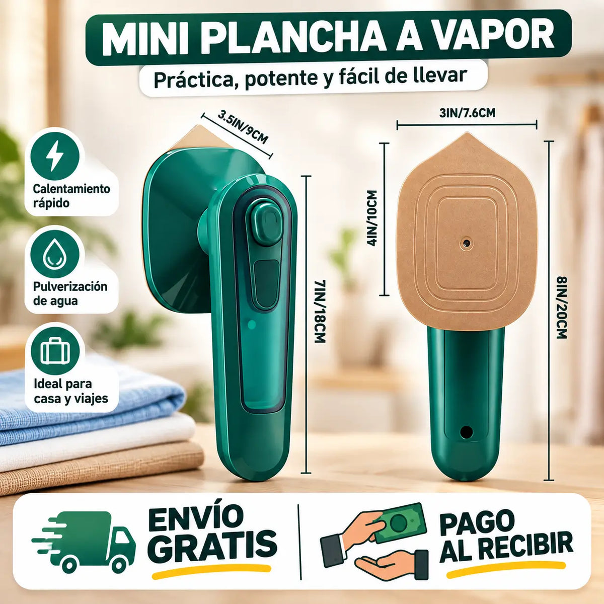 VapoPro Mini - Planchado compacto para cada día