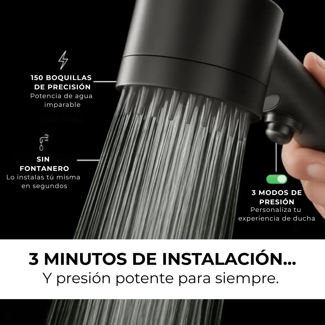 TurboFlow Pro - Máxima presión al ducharte