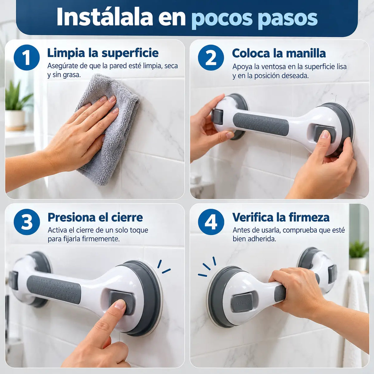 SafeGrip - Apoyo extra para tu baño