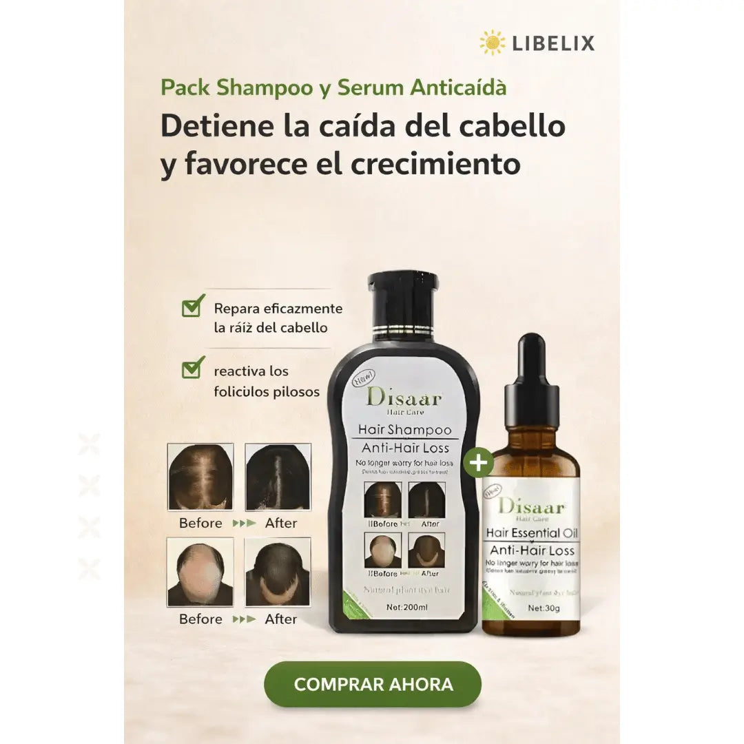 Pack Shampoo + Serum Anticaída Disaar