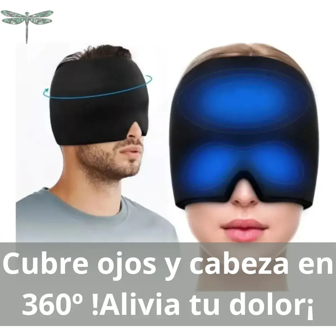 🧊🔥 Gorro Terapéutico Anti Dolor de Cabeza Gel Frio 360°