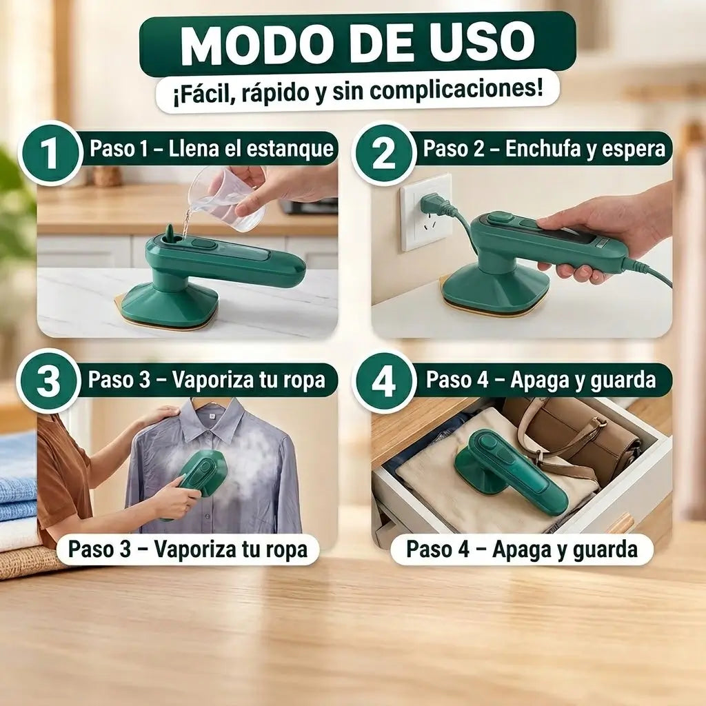 VapoPro Mini - Planchado compacto para cada día